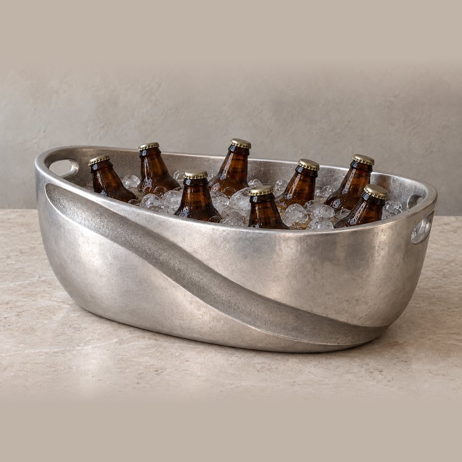 Lehar Eight Beer Bucket — Aluminium · Natural aluminium