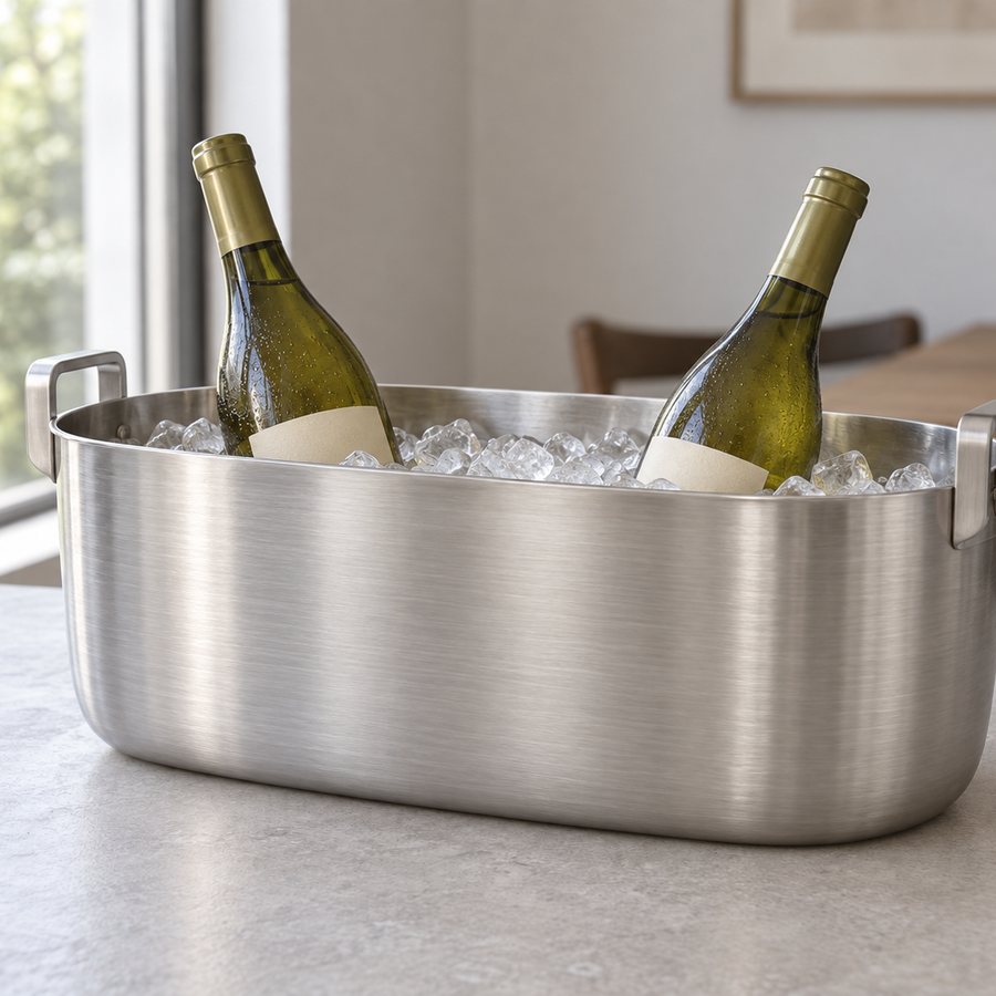 Regatta Ice Bucket — Stainless Steel 304 · Fine brushed silver