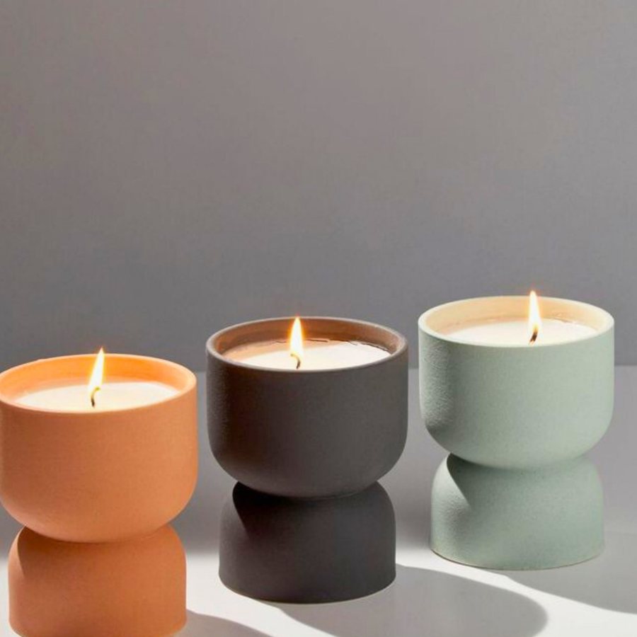 Sculpted Pedestal Vessel — Stoneware · matte glaze · footed silhouette