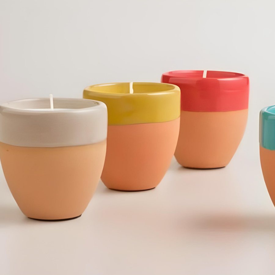 Two-Tone Dipped Tumbler — Ceramic · dip-glazed two-tone · tumbler form