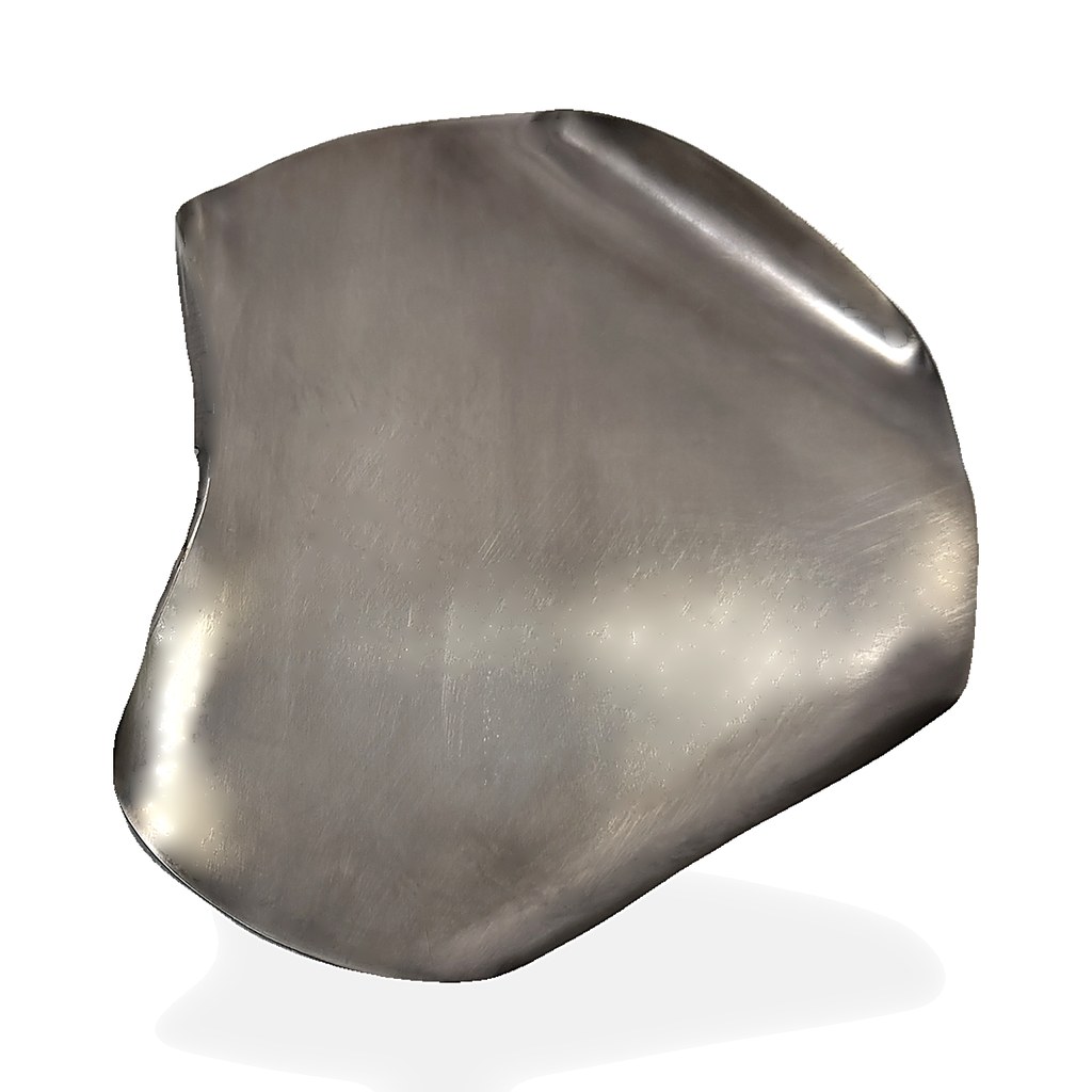 Petal Incense Burner 15 — silver antique view
