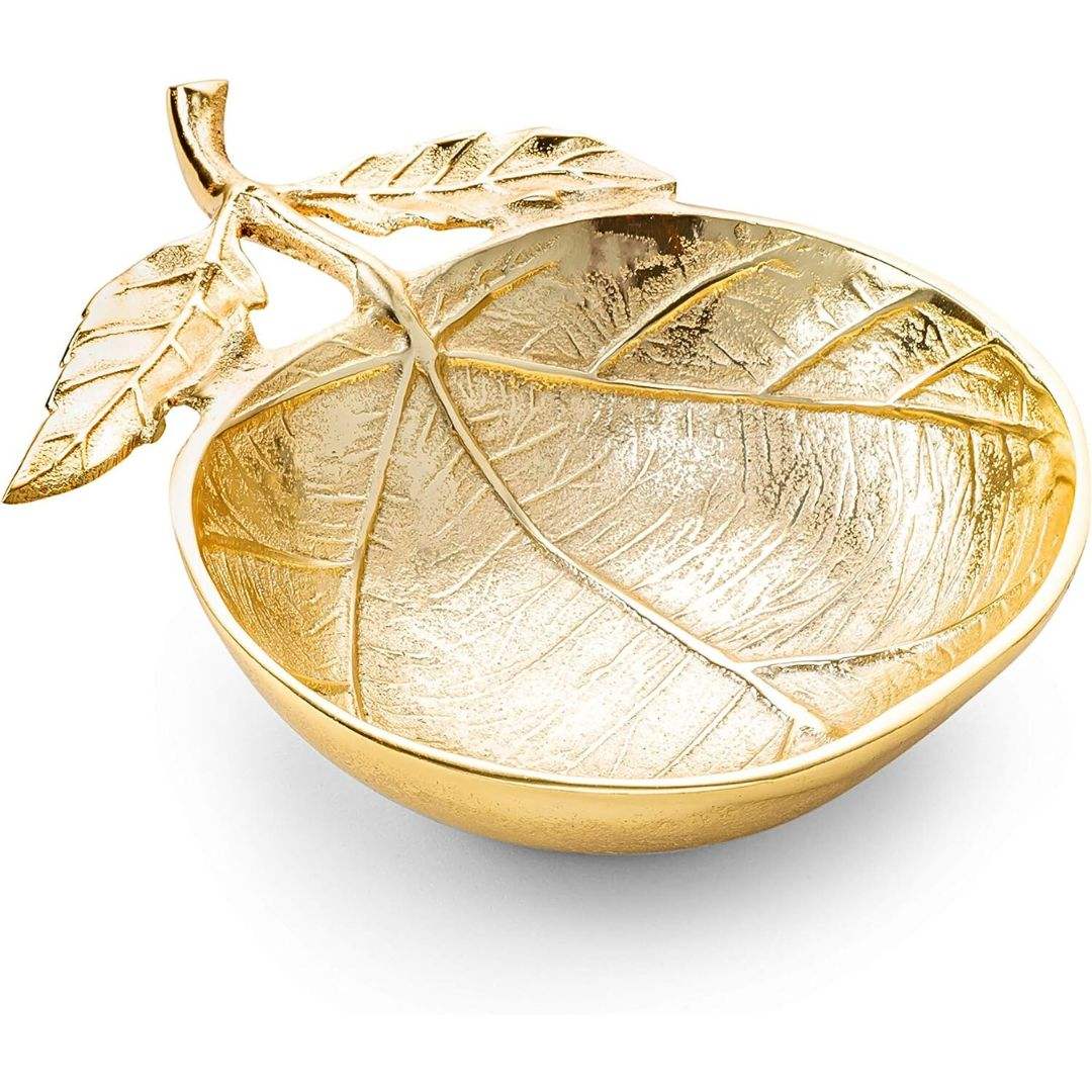 Decorative metal bowls and baskets