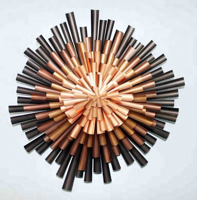 Metal wall art and clocks