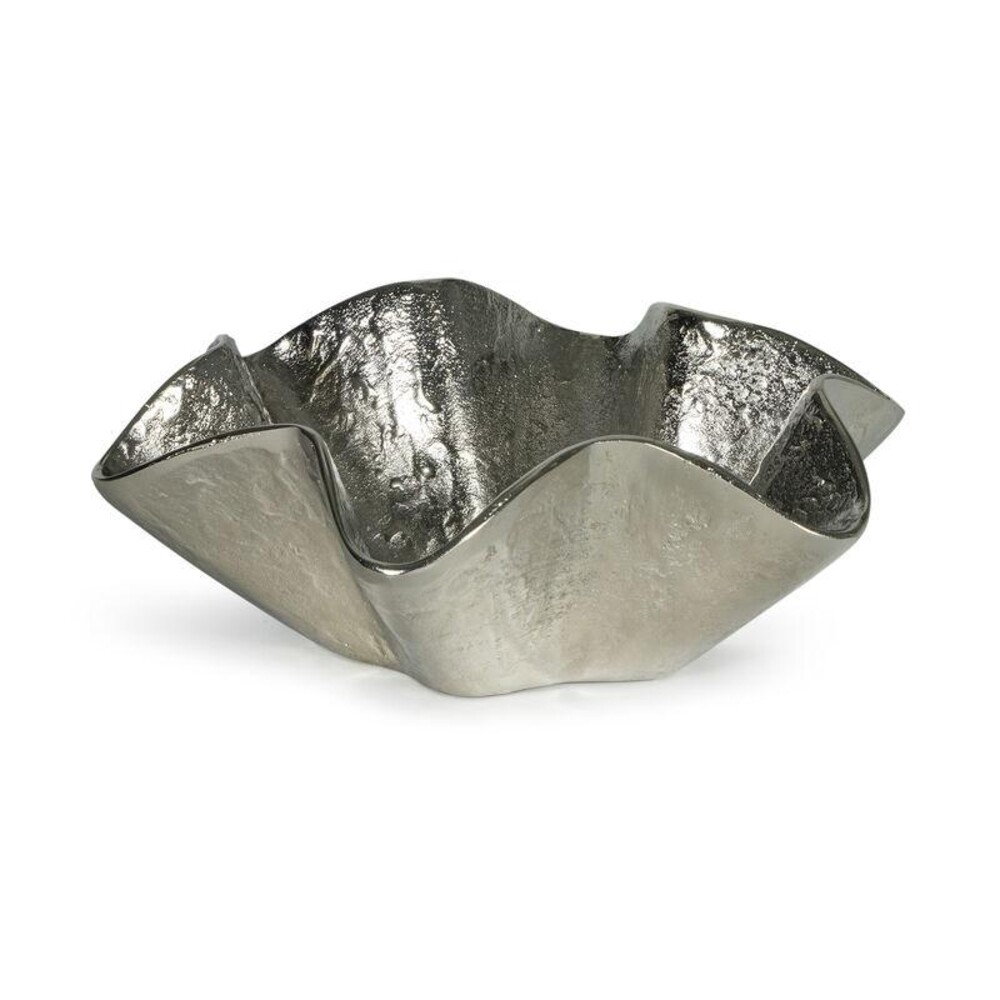 Wavy scalloped centrepiece bowl